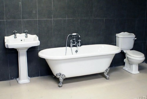 Traditional bathroom suite - traditional,