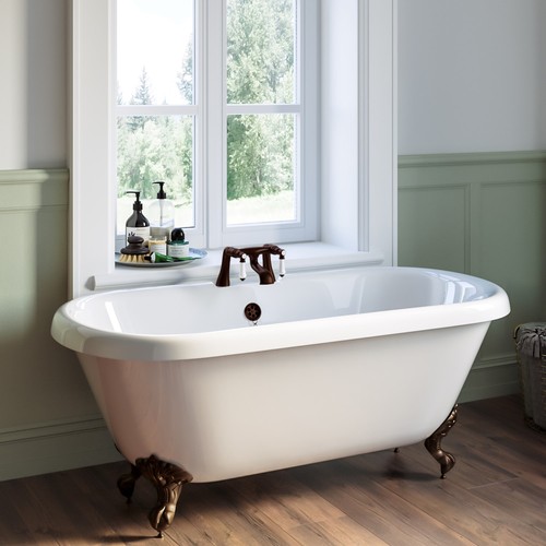 Freestanding double ended - double, roll