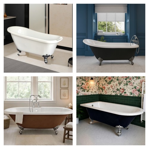 Freestanding claw foot bath - claw,