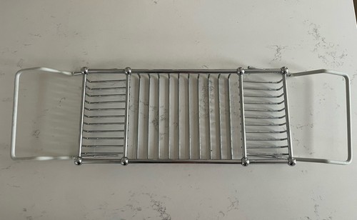 Vintage roll top bath caddy