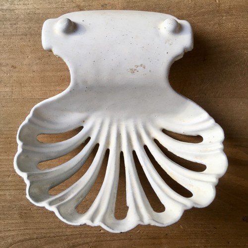 Antique iron scallop - scallop, soap