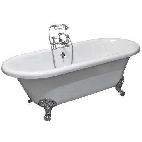 Traditional freestanding bath - traditional,