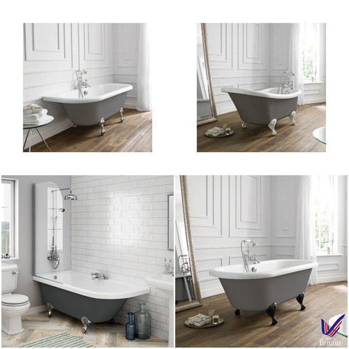 Traditional freestanding bath - traditional,