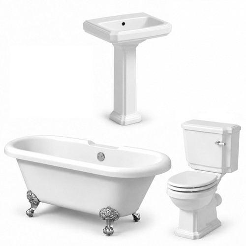 Traditional piece bathroom - traditional,