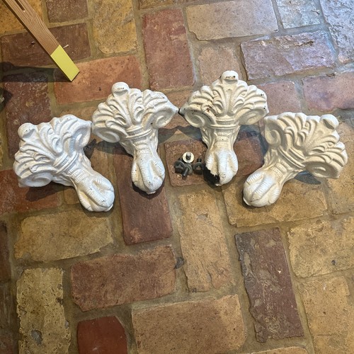 White ball claw feet for - white,