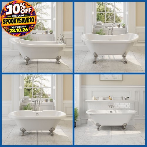 Traditional freestanding bath - traditional,