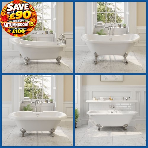 Traditional freestanding bath - traditional,